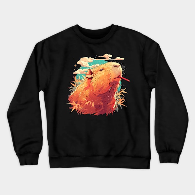 capybara Crewneck Sweatshirt by StevenBag